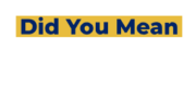 Did You Mean Expo